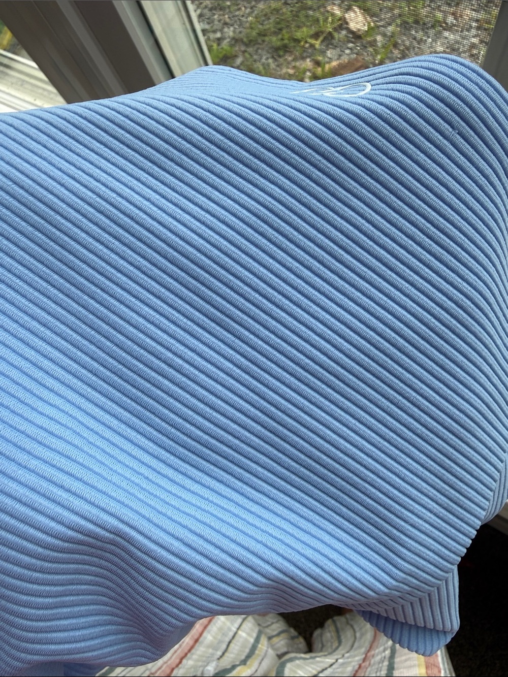 CALIA by Carrie Underwood | Swim | M | Ribbed High Waist Bottoms in Blue - Picture 6 of 6